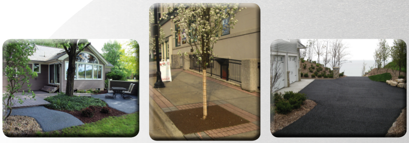 porous pave around a tree, driveway, patio