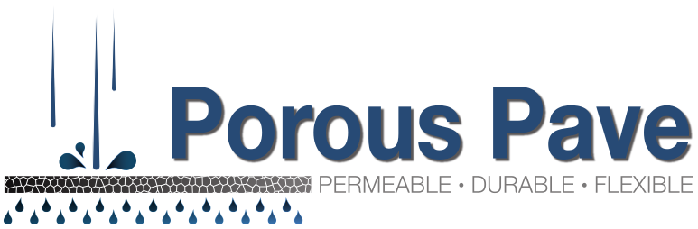 porous pave logo permeable durable flexible